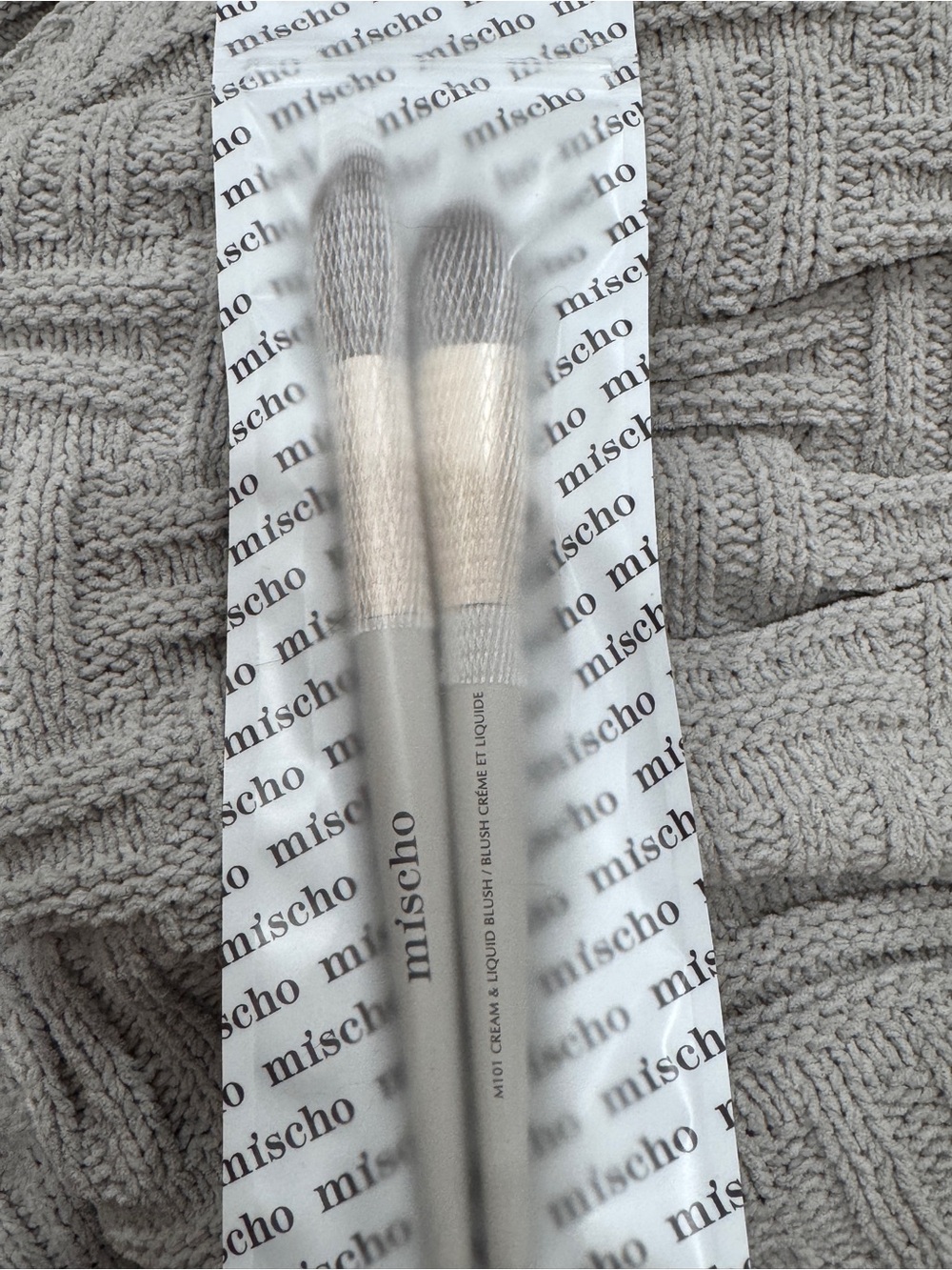 Mischo Beauty Makeup 2 Piece Blush Brush Set
